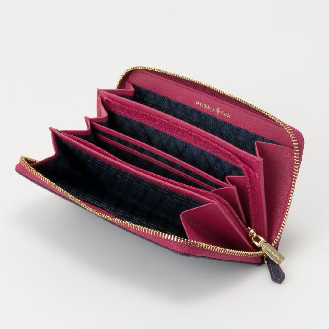 Patrick Cox Color Sandal Long Wallet (Navy)