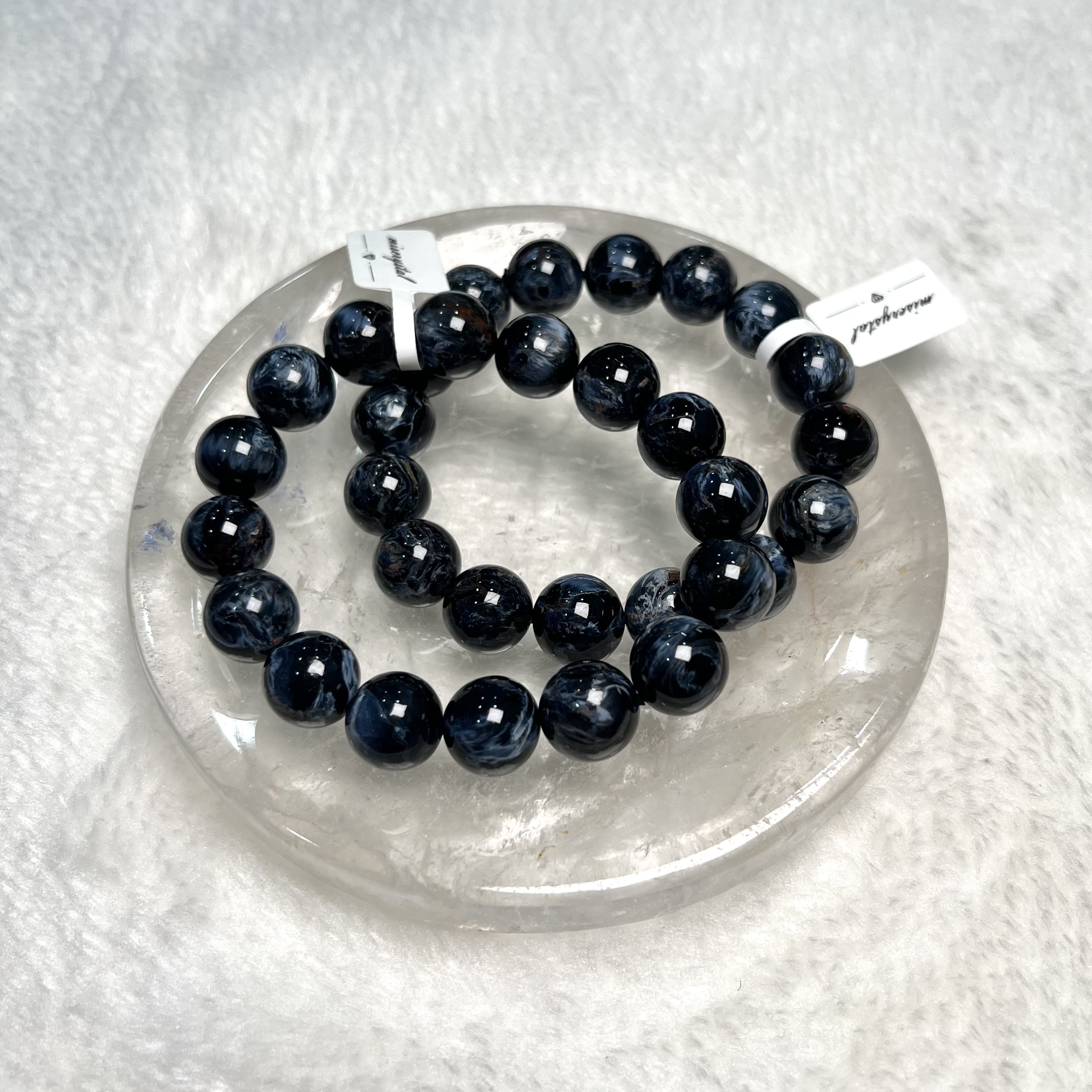 圓形白水晶碟 #H845