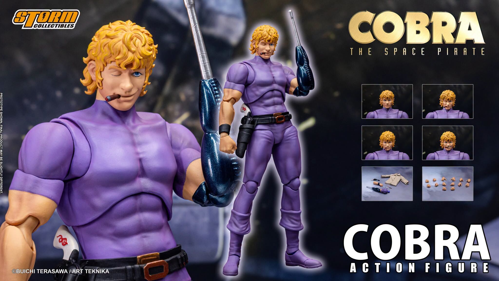 (預訂) STORM COLLECTIBLES CTSP02  COBRA - THE SPACE PIRATE Action Figure