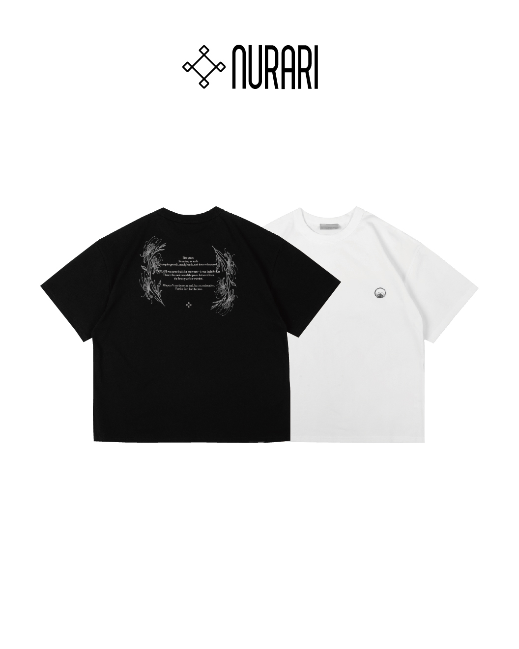NURARI 彼岸家徽寬短版短T｜Em. HiganKamon Boxy Tee（26SS）