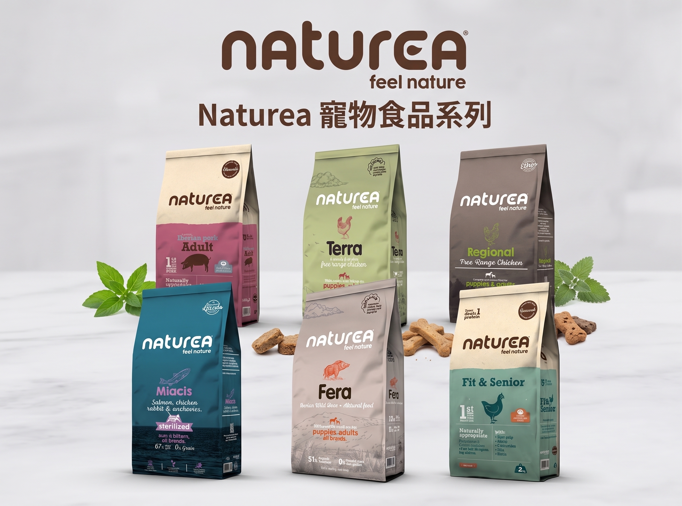Naturea 乾糧產品系列