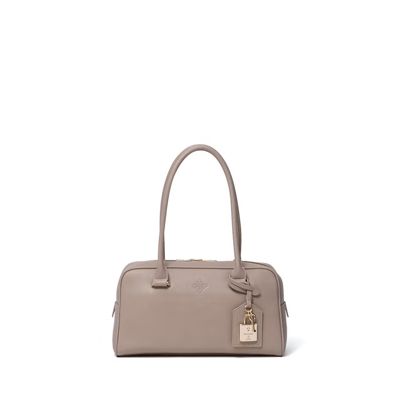 Patrick Cox Padlock Boston Bag (Beige)