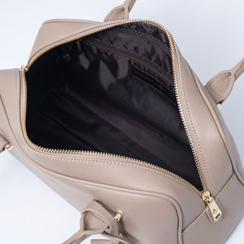 Patrick Cox Padlock Boston Bag (Beige)