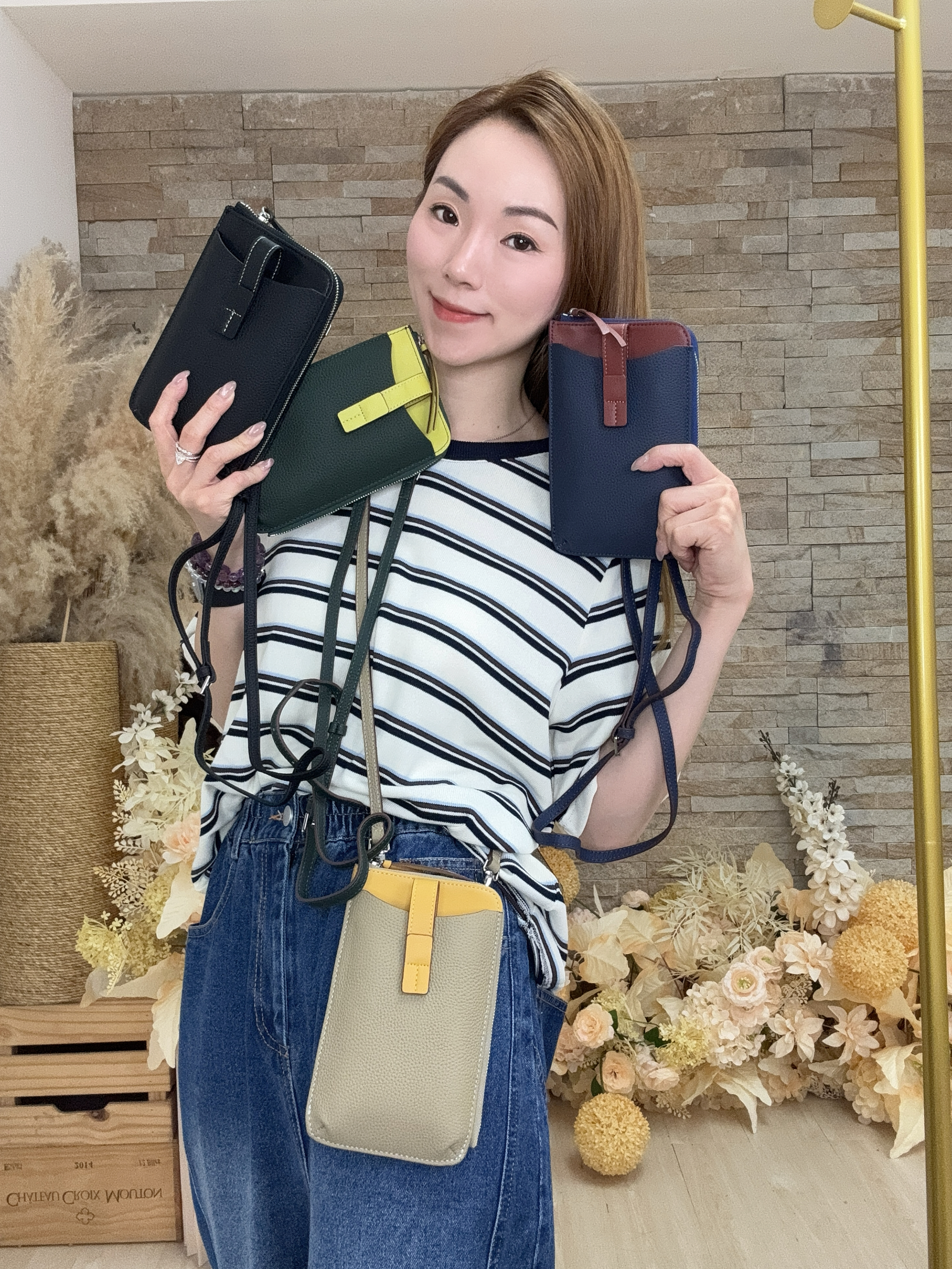 牛皮手機袋 (長19.5cm 闊13cm) 6981 #1408clo