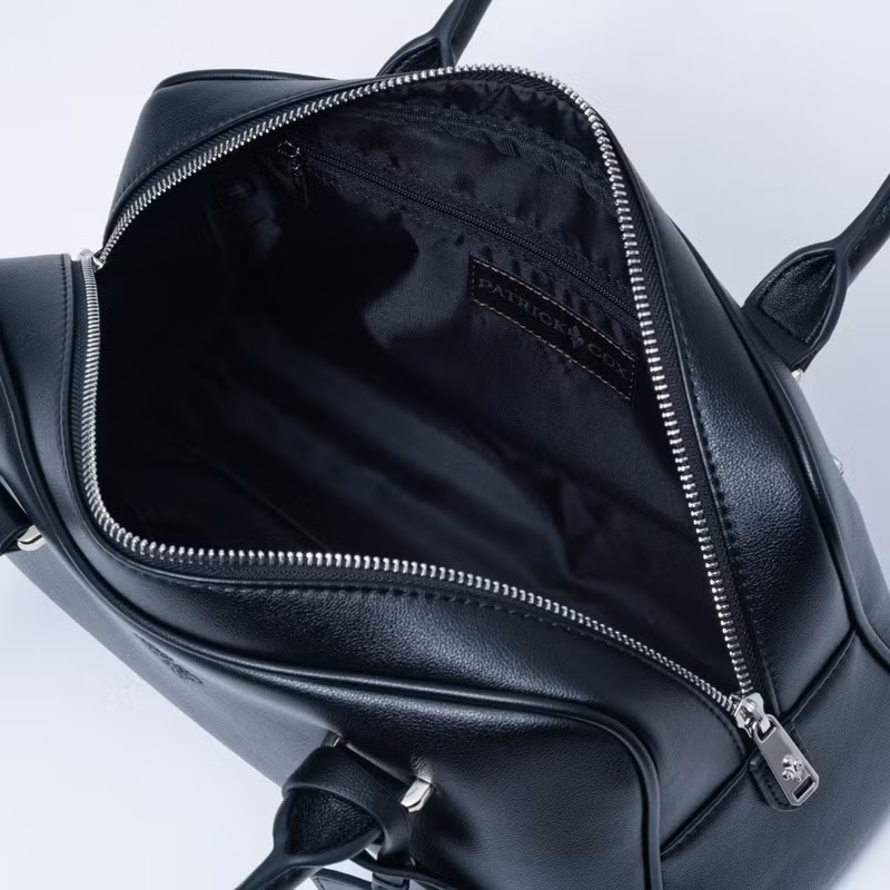 Patrick Cox Padlock Boston Bag (Black)