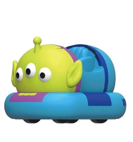【迪士尼】Tsum Tsum 組裝迴力車 三眼怪 strc