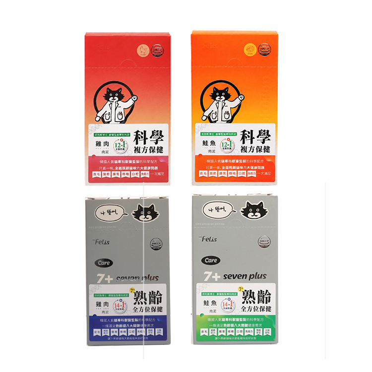 菲利斯博士 貓用 複方/熟齡全方位保健 肉泥 10g*15 貓肉尼