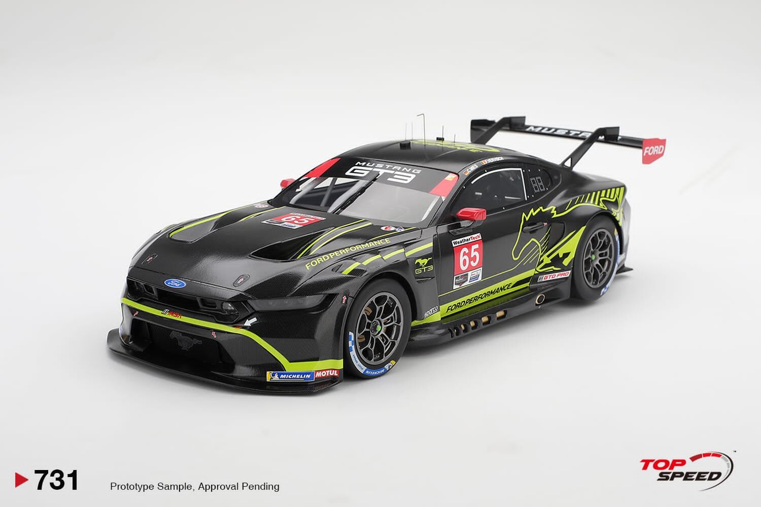 預訂 (訂金$300) (預訂價$1511) :1/18 TOPSPEED Lamborghini Huracan GT3 EVO2 #45 DEX Wayne Taylor Racing 2026 IMSA Daytona 24 Hrs (TS0731)