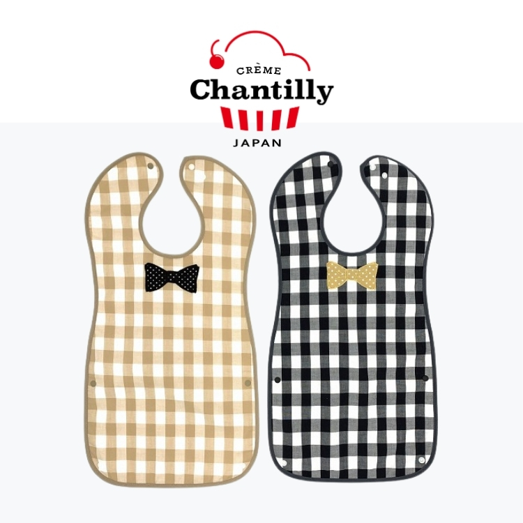 【日本 Creme Chantilly】圍兜－格紋