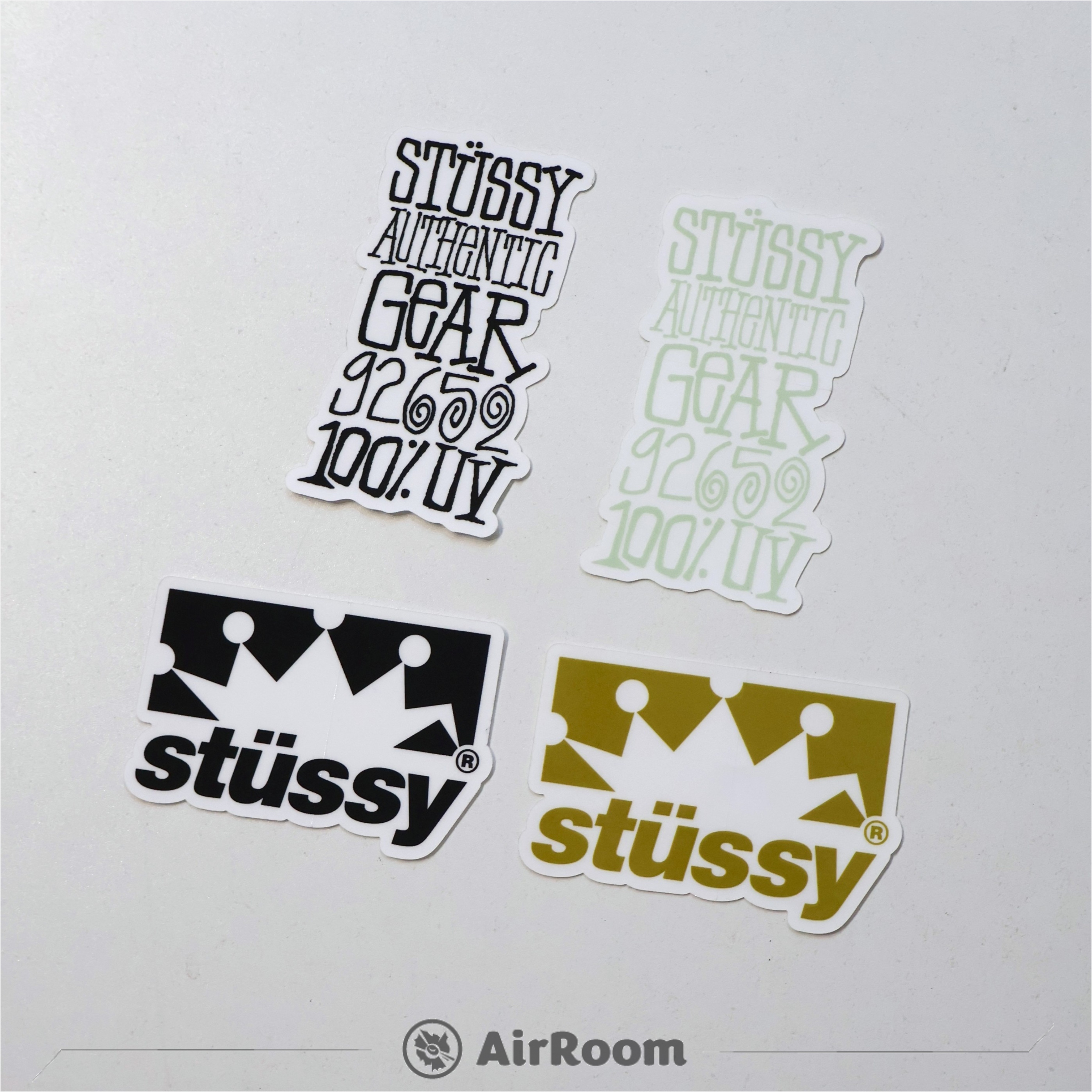 2026SS STUSSY LOGO 皇冠 文字 貼紙 現貨