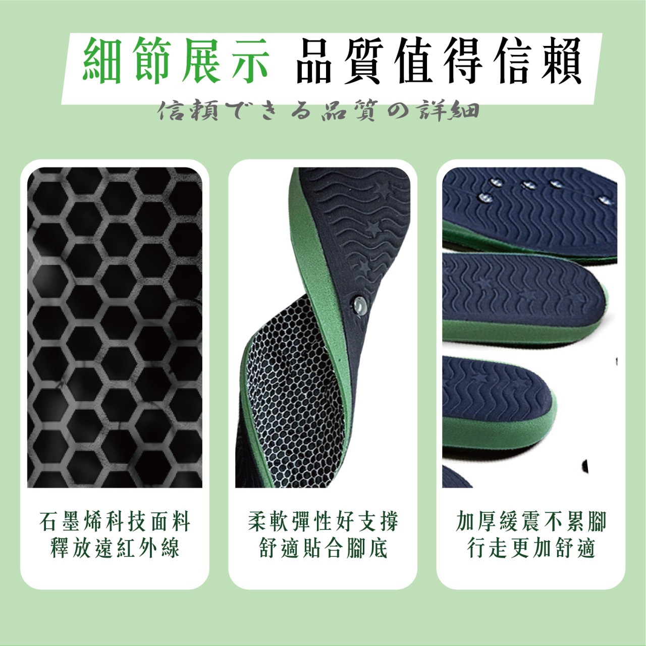 INN-CCG0814-039 81-067艾草石墨烯磁石鞋墊 (A39男款/B39女款)