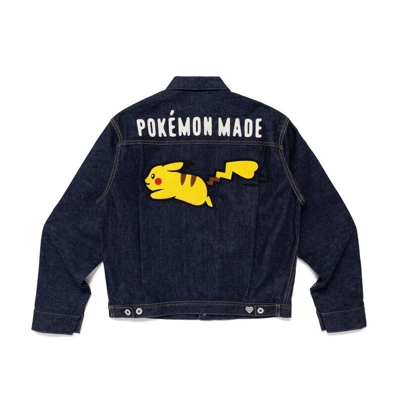 限量現貨 HUMAN MADE POKEMON MADE DENIM JACKET XX31JK005