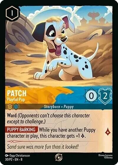 Disney Lorcana Promo - 30/P2 Patch - Playful Pup