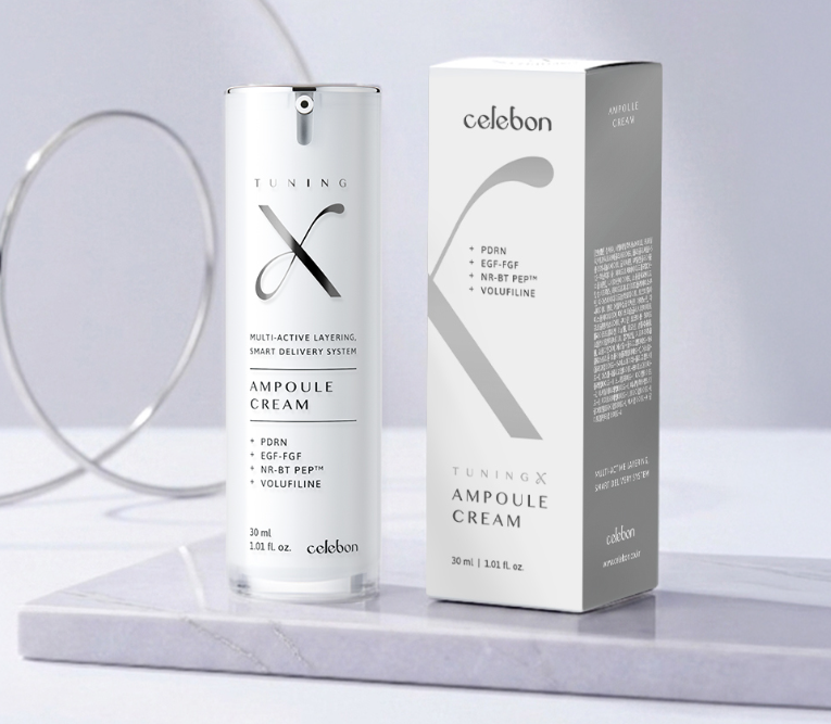 DM001【醫美級抗皺拉提】Celebon Tuning X 全臉緊緻安瓶霜 30ml (買一送一) EXP:2029