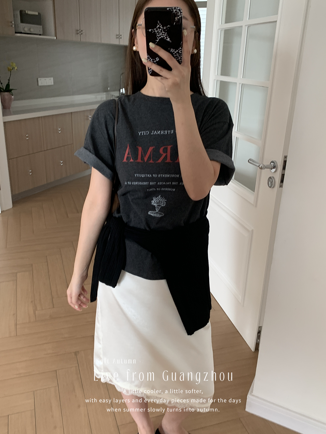 (A15)PARMA英文字母TEE-2色