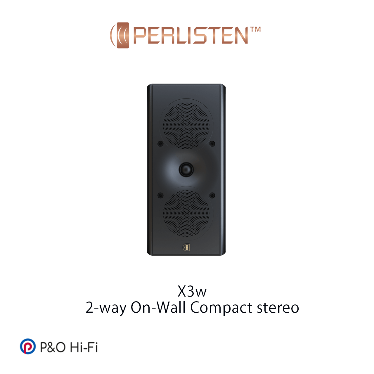 Perlisten X3w 掛牆喇叭 (2色)