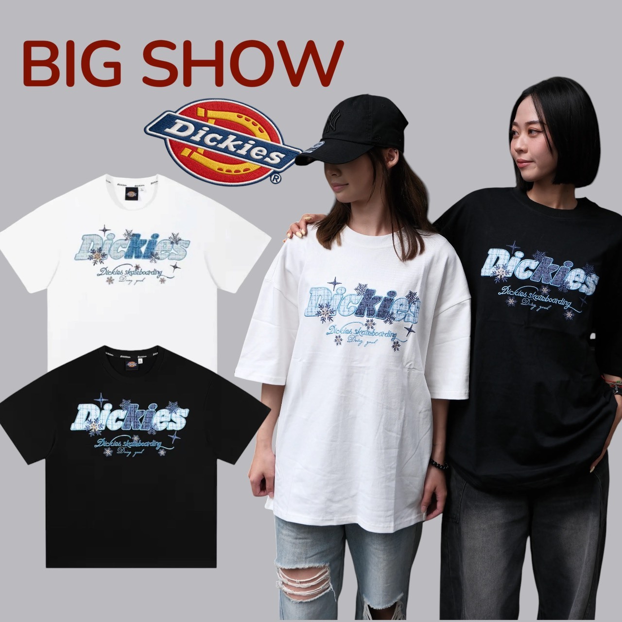 Dickies 320g 重磅 純棉 美式復古 立體貼布 刺繡 短Tee DKU262