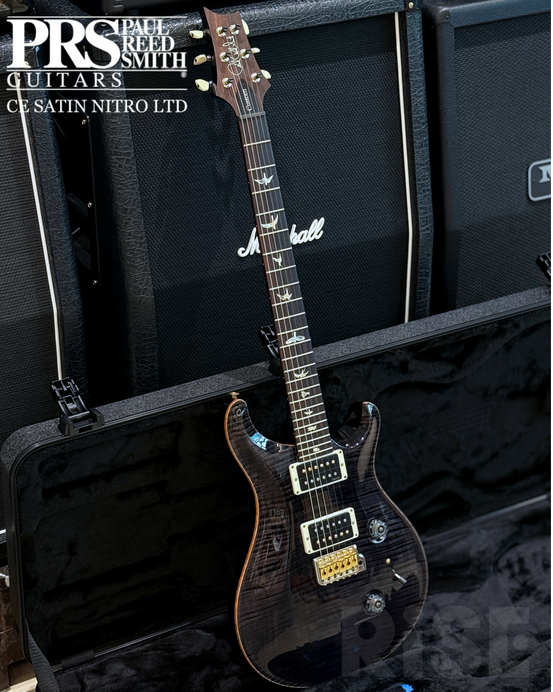 PRS Custom 24 10-Top Gray Black