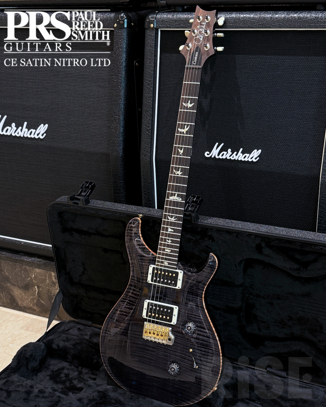 PRS Custom 24 10-Top Gray Black 電吉他