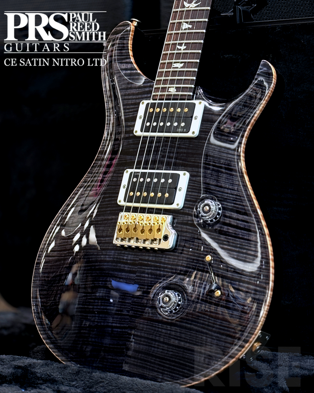 PRS Custom 24 10-Top Gray Black 電吉他