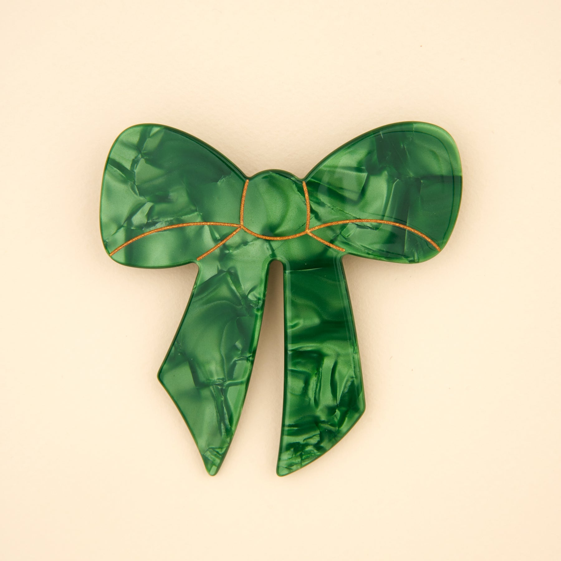 Green Bow French Barrette｜Coucou Suzette