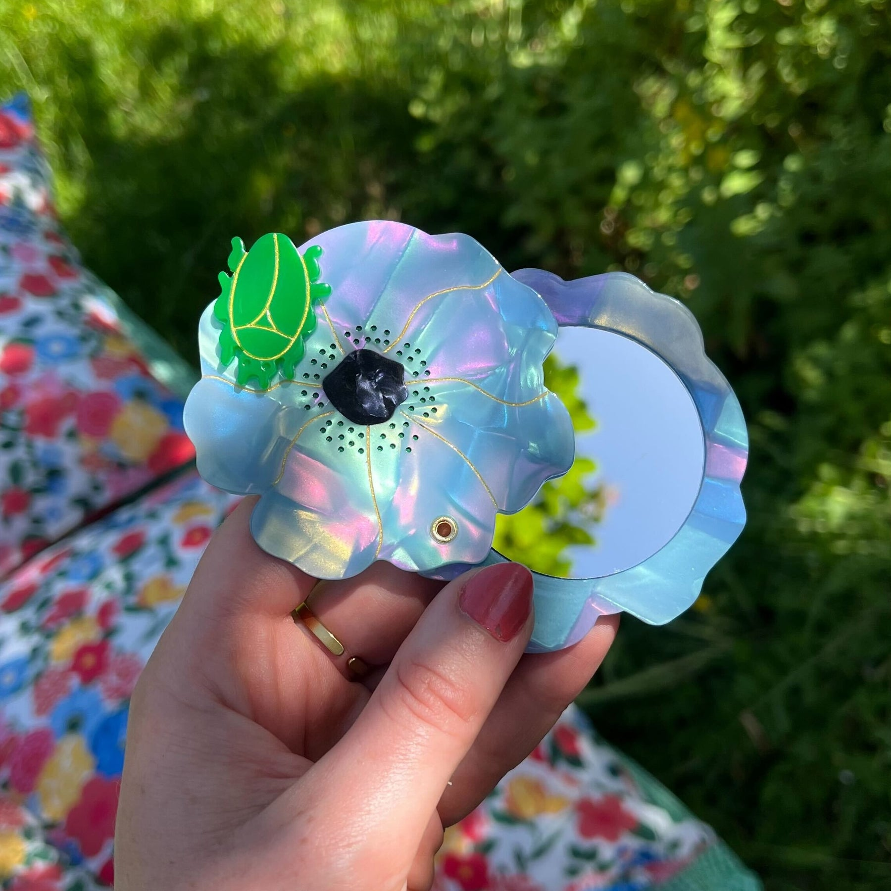 Blue Flower Mirror｜Coucou Suzette