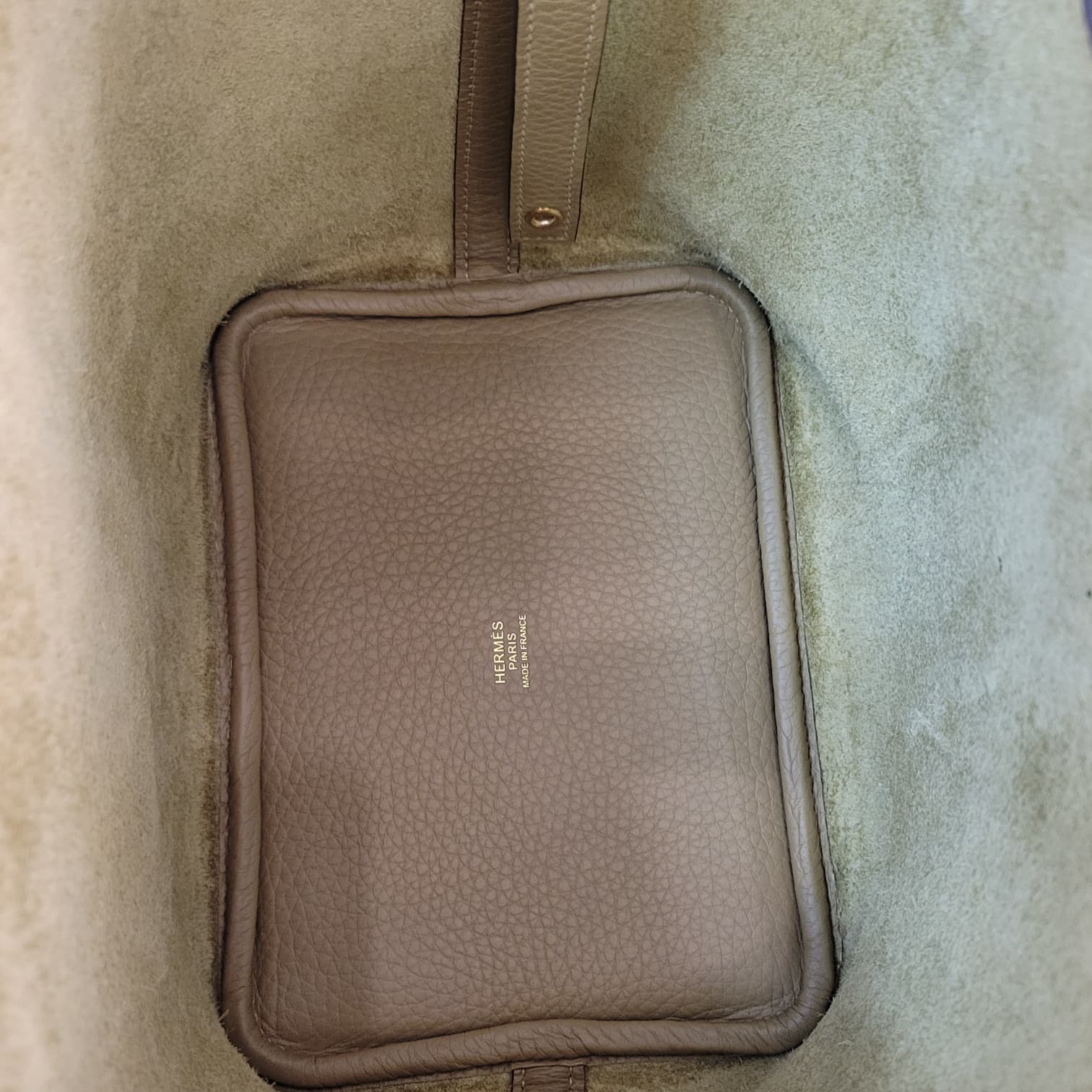 HERMES PICOTIN 18 DUNE CP 沙丘色淡金扣