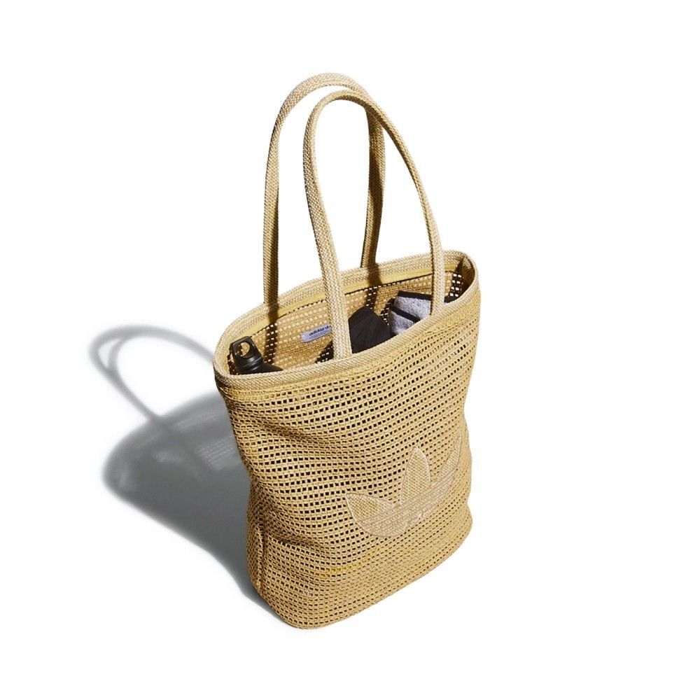 ☀️夏日限定 Adidas Originals Knitting 編織托特包 米色