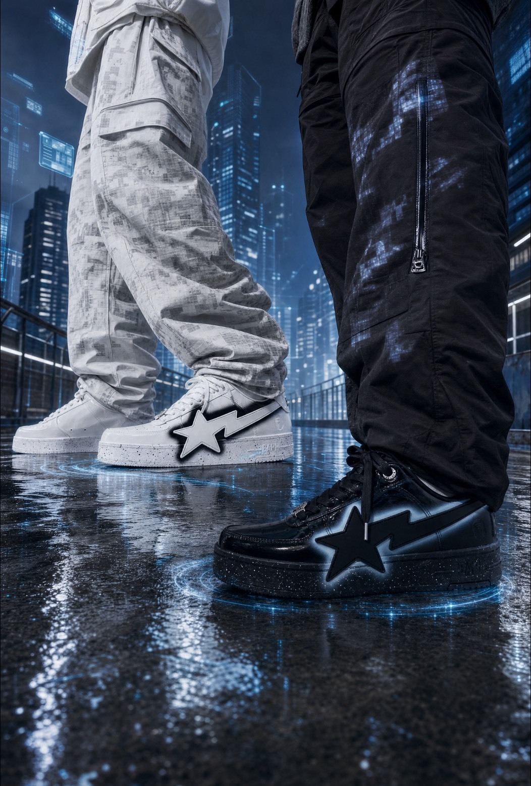 【APAIR】預購 Bape STA OS #2 星空幻影塗鴉 黑白 兩色