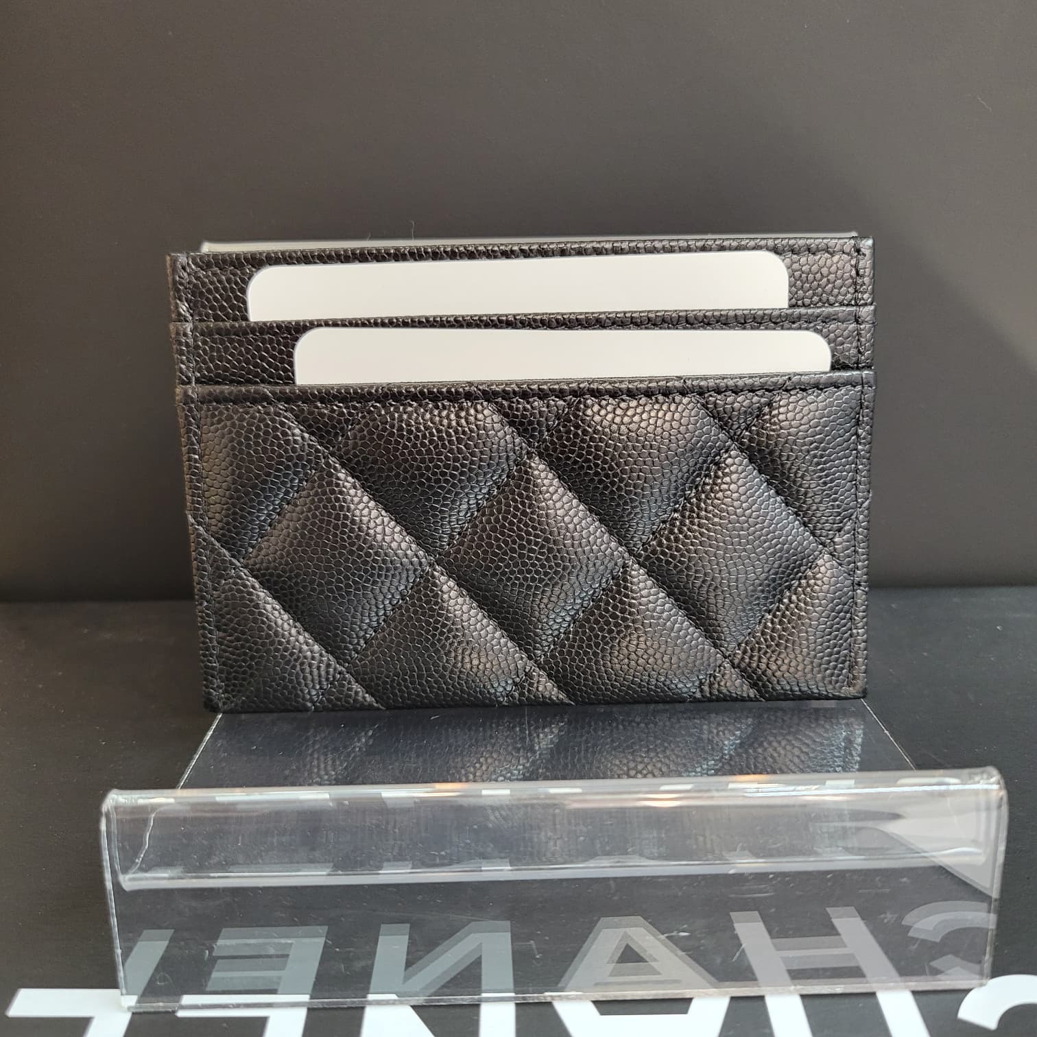 CHANEL AP5011 CARD HOLDER BLACK/GOLD 黑色金扣單片裝卡片套