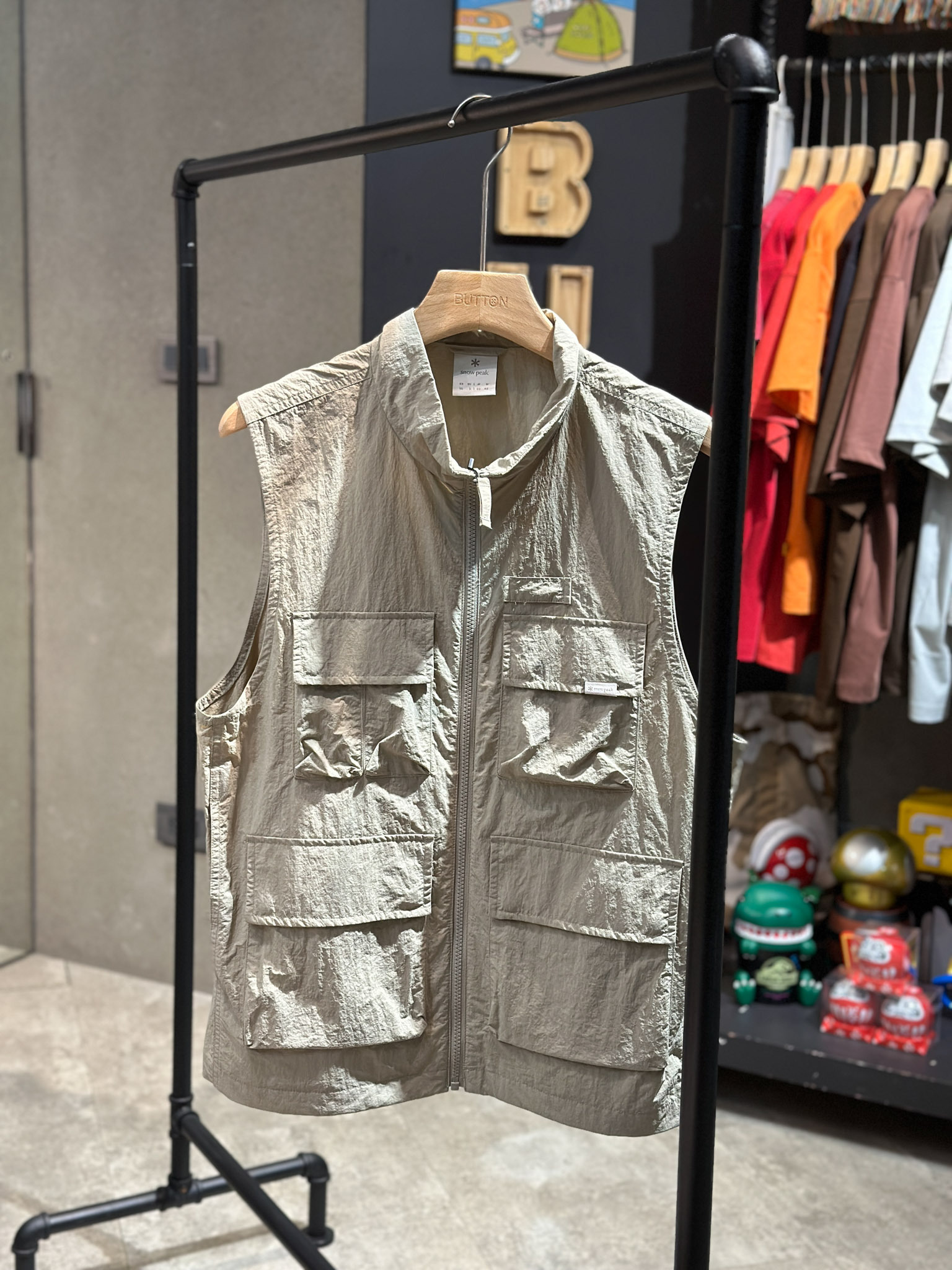 Snow Peak papery vest 多口袋背心 S25ZMLVE54