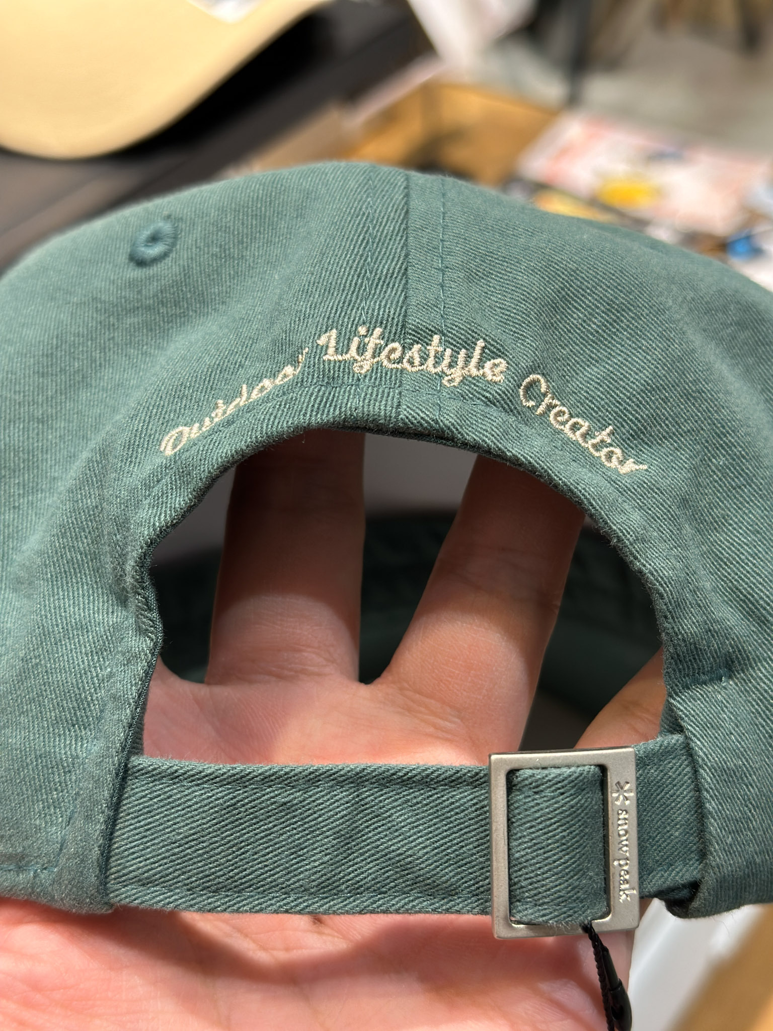 【零碼折扣】Snow Peak Clend Ball Cap 刺繡棉質 老帽 25年 S25ZUFBC30 S24SUFBC30