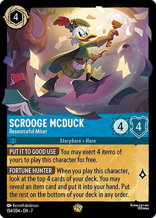 Archazia's Island - 154/204 Scrooge McDuck - Resourceful Miser L