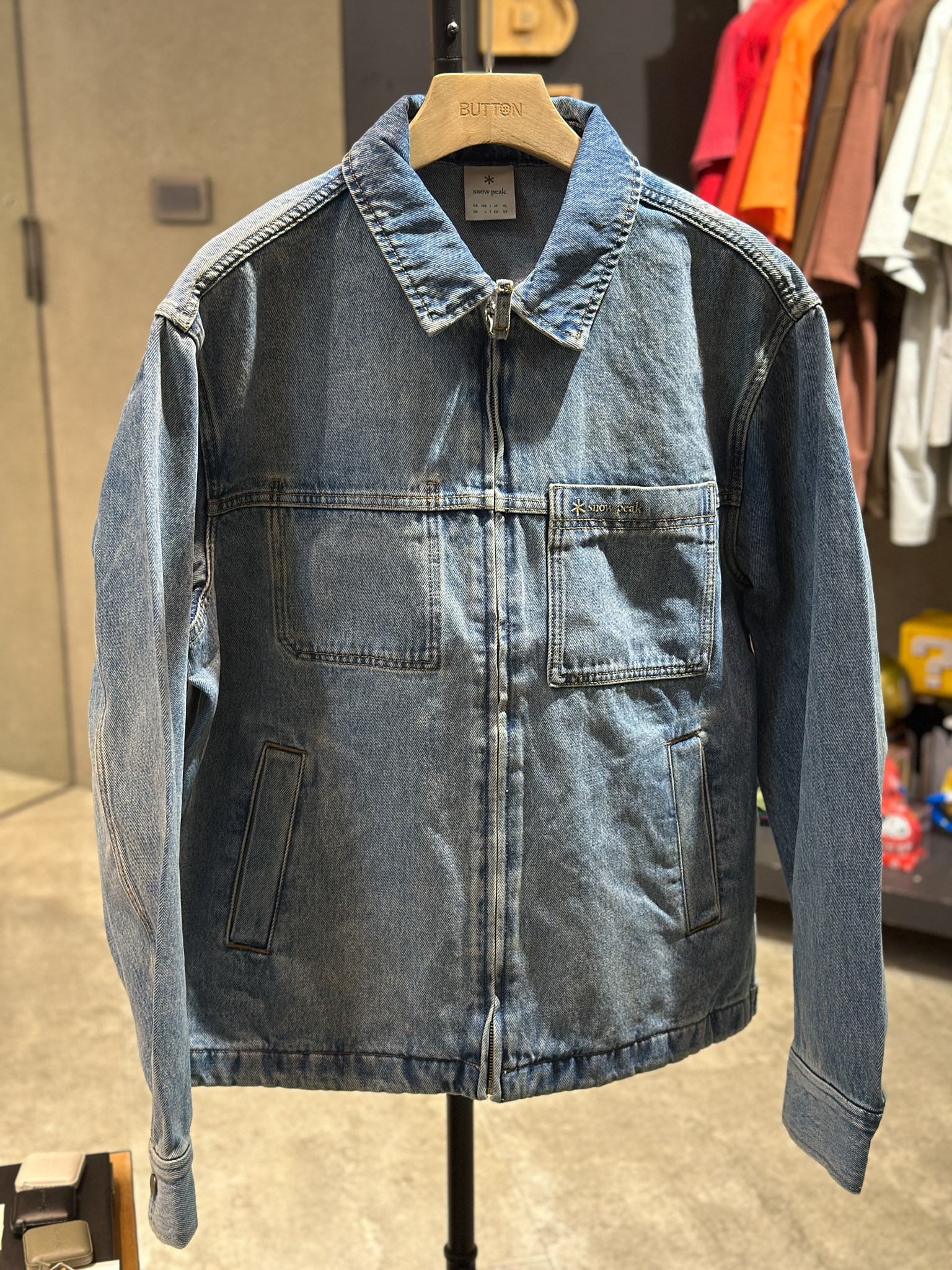 【零碼折扣】Snow Peak Denim Jacket 丹寧 牛仔外套 S25ZMFJK76