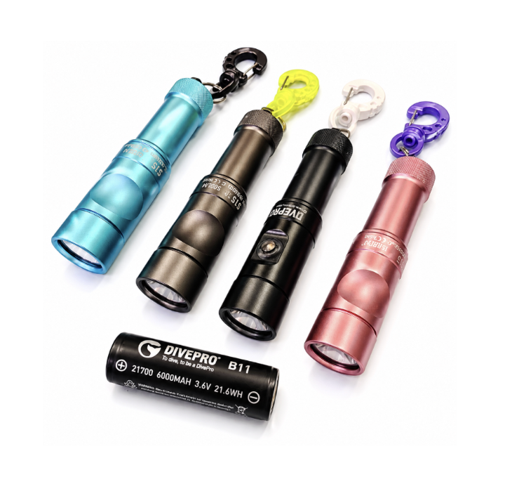 DIVEPRO S15 潛水手電筒 1500流明 (保固一年)