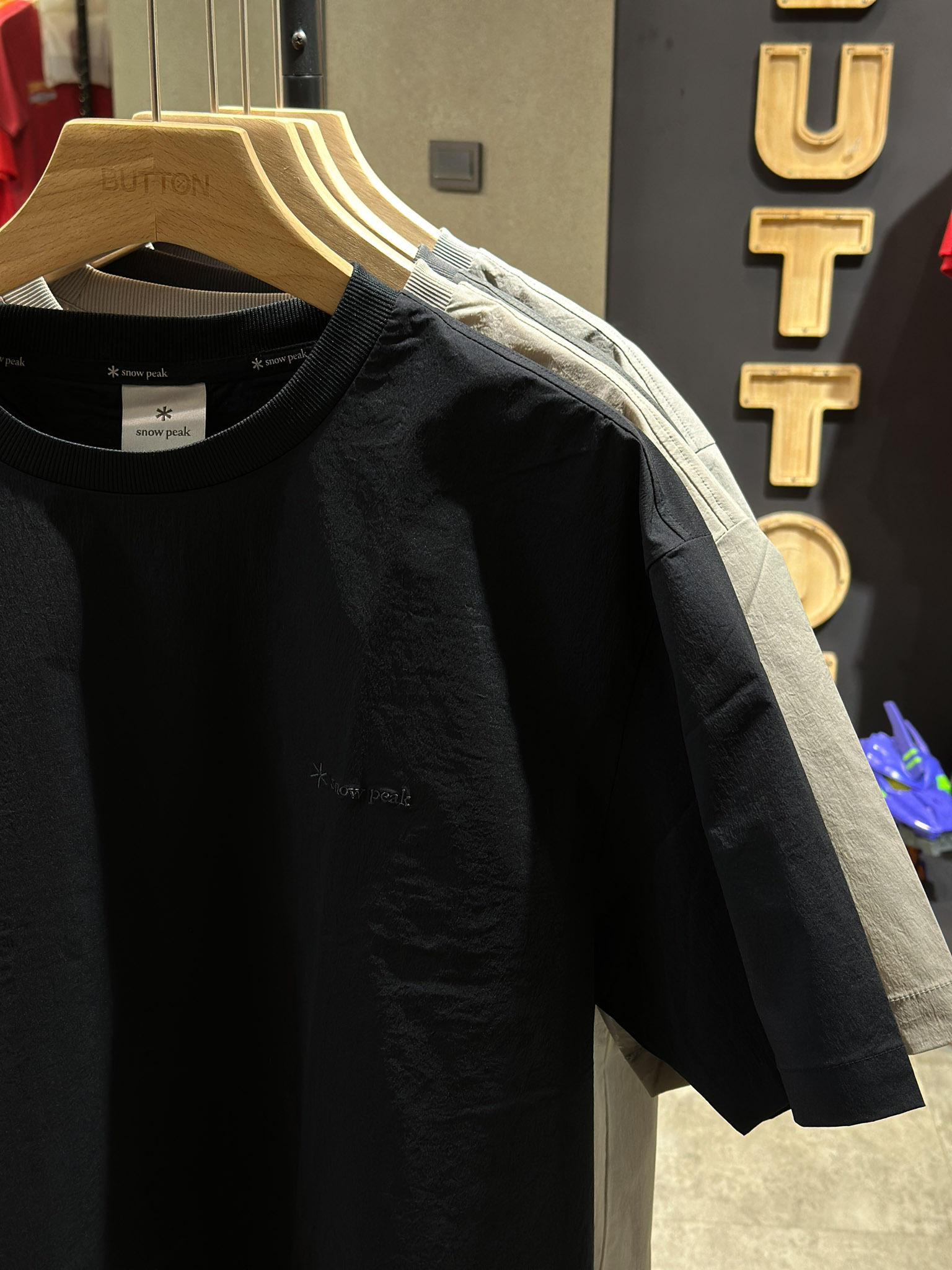 【零碼折扣】Snow Peak root basic short sleeve T-shirt 刺繡尼龍短tee S25MURTS80