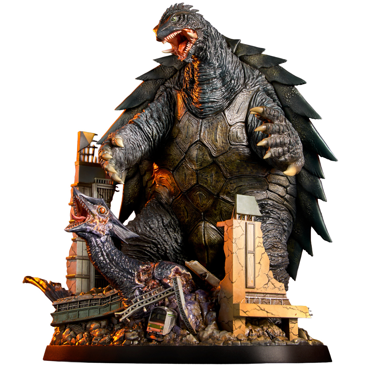 Japanese Version Kaiyodo ARTPLA SCULPTURE WORKS "Gamera 3: Revenge of Iris" Gamera (1999) Re:Imagination Plastic Model Kit