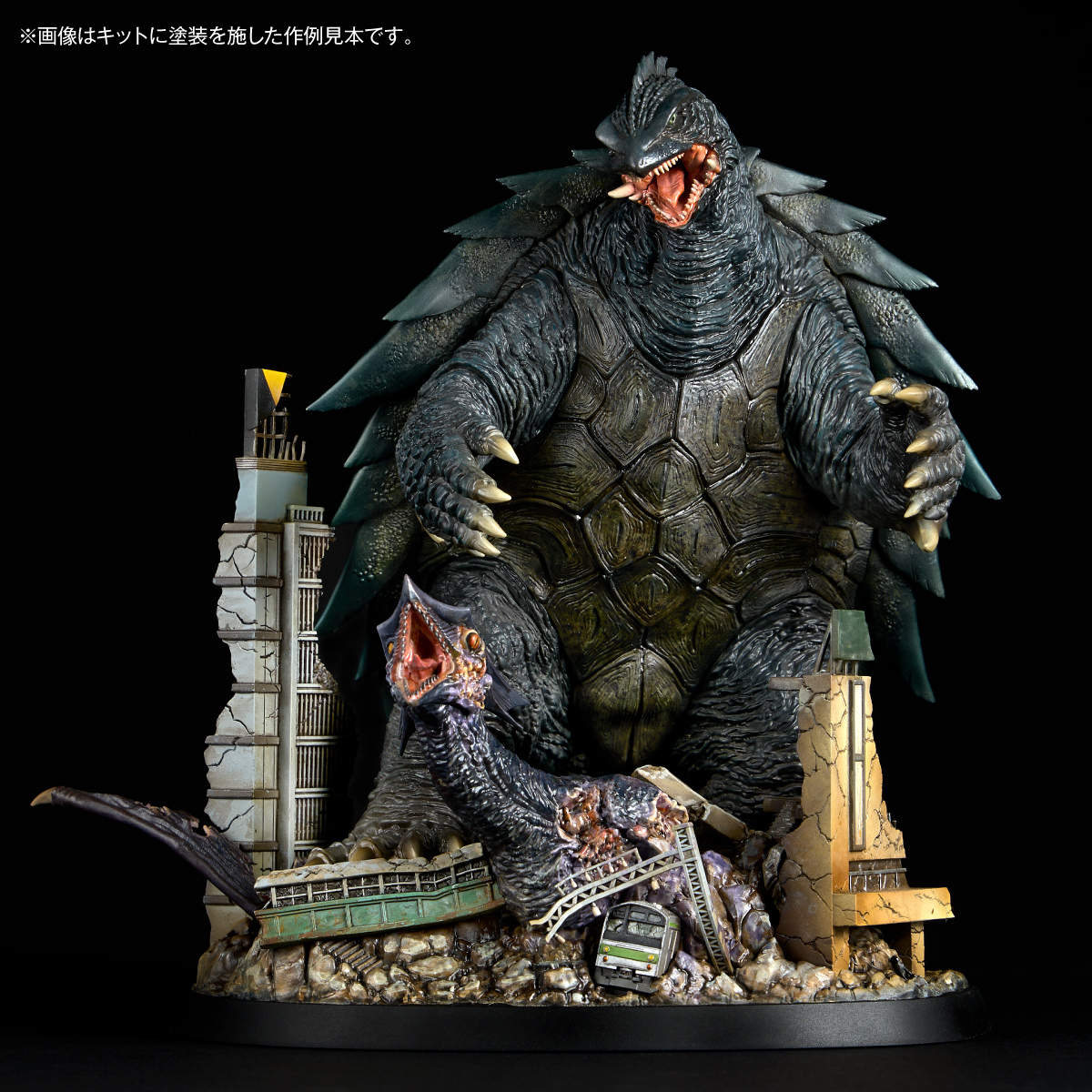 Japanese Version Kaiyodo ARTPLA SCULPTURE WORKS "Gamera 3: Revenge of Iris" Gamera (1999) Re:Imagination Plastic Model Kit
