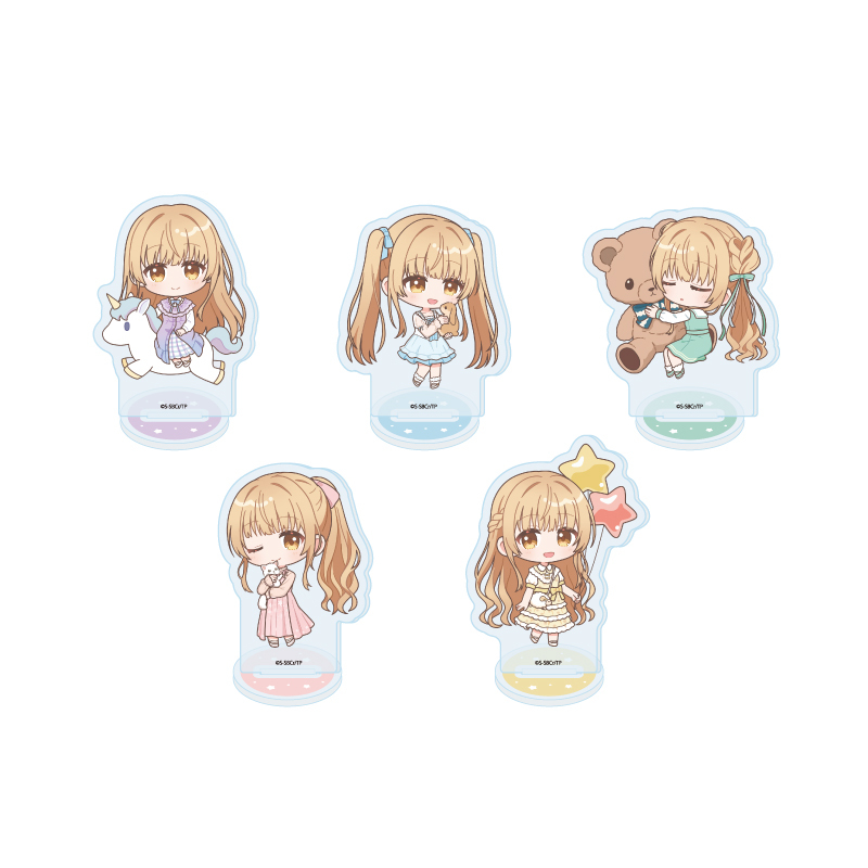 A3 "The Angel Next Door Spoils Me Rotten 2" Chibi Acrylic Mini Stand 13 Chibi Character Illustration (Box of 5)