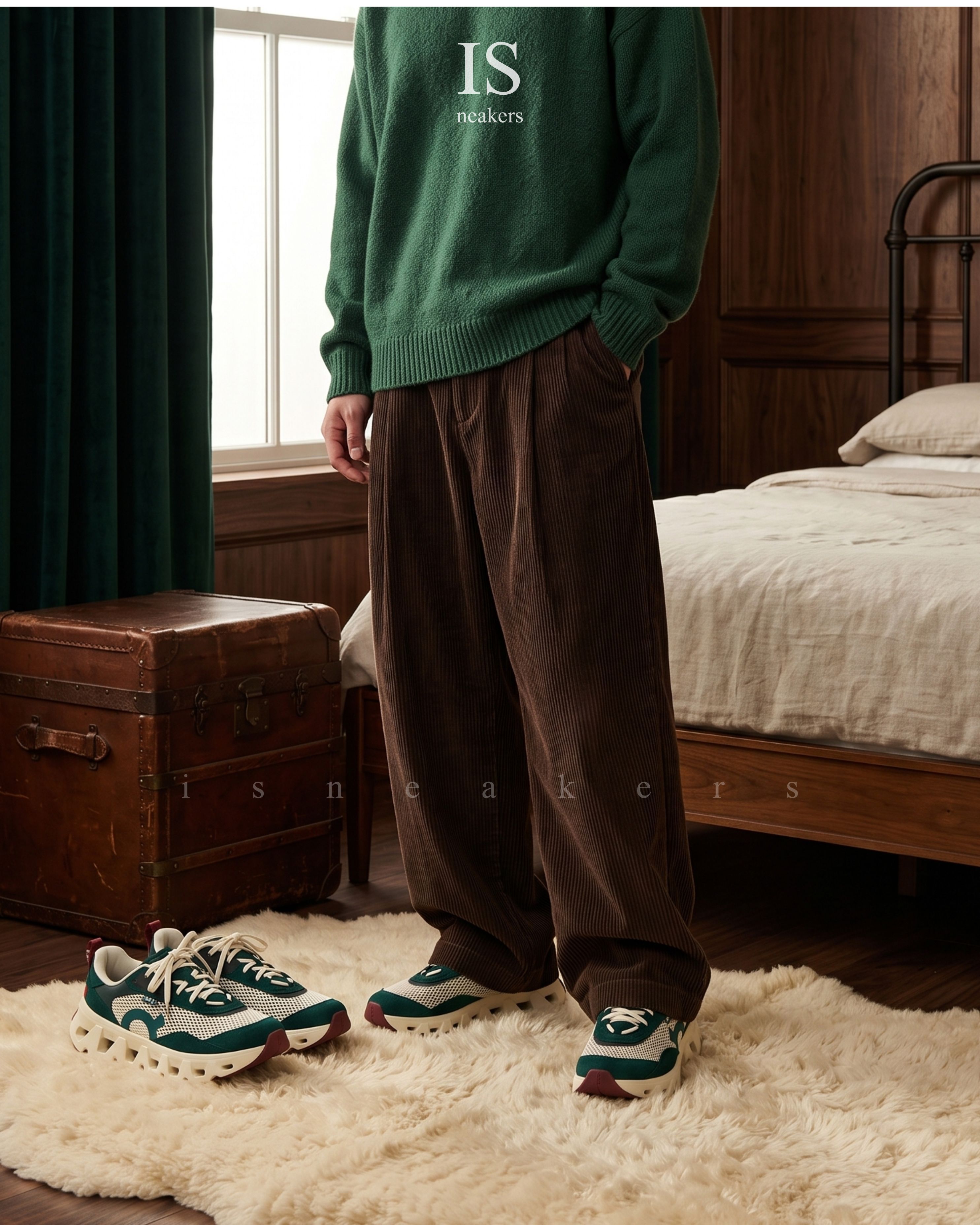 iSNEAKERS｜ Kith x On K-Tech 2 "Barley" 綠 米白 聯名 昂跑 3MG10844970
