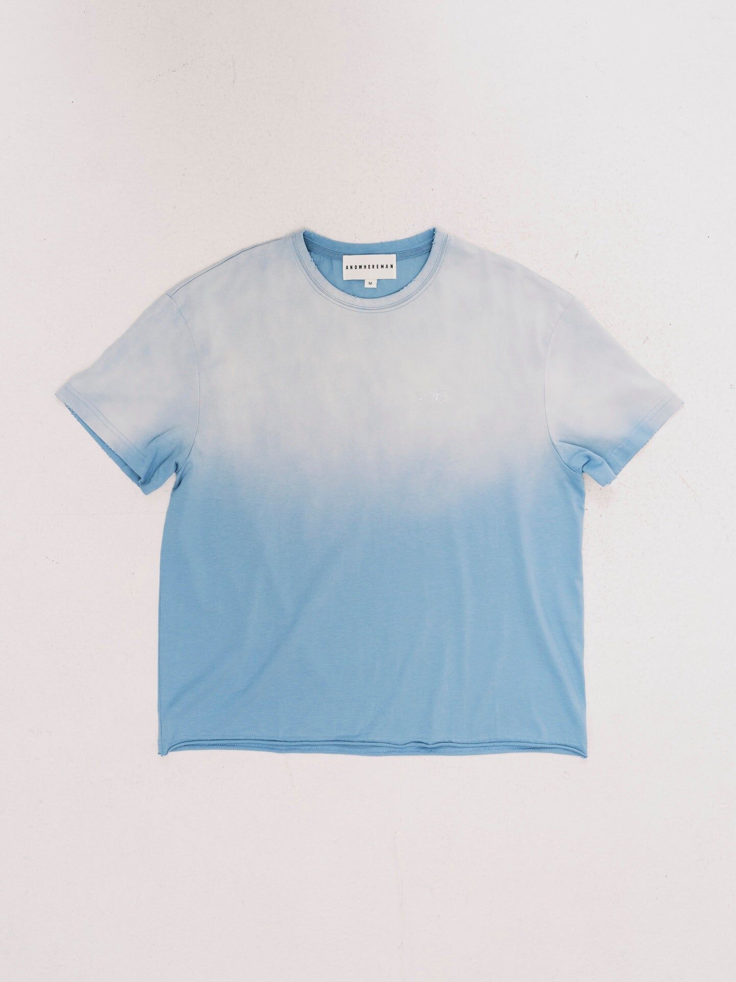 ANOWHEREMAN｜"A" Basic T-Shirt (Blue)