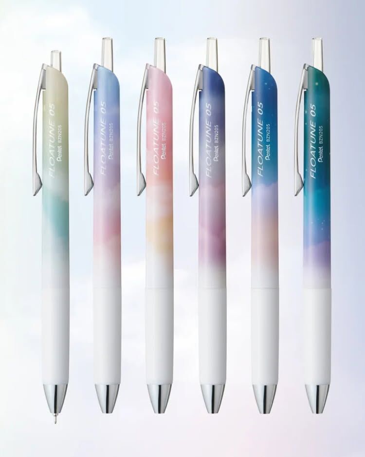 Skyly Design 限定 輕滑鋼珠筆 FLOATUNE 0.4／0.5｜日本Pentel