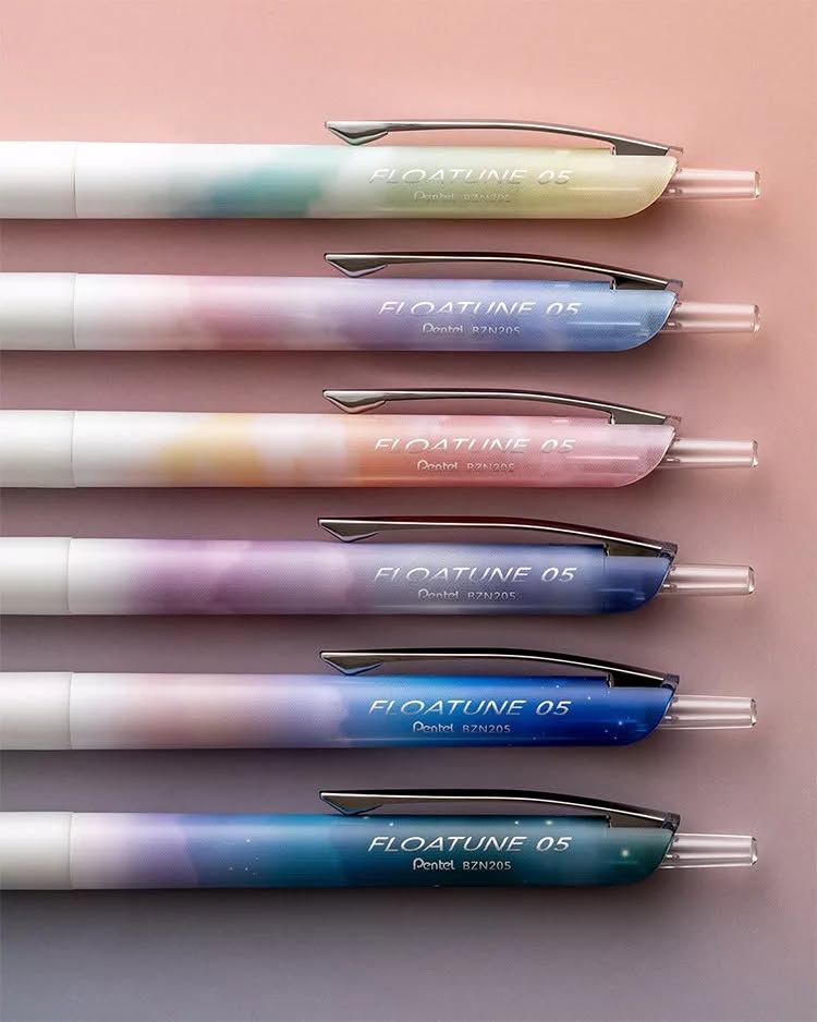 Skyly Design 限定 輕滑鋼珠筆 FLOATUNE 0.4／0.5｜日本Pentel