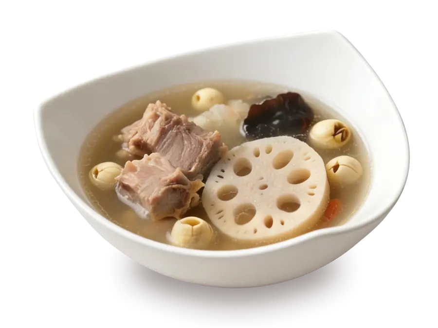 秋藕燉排骨湯品圖