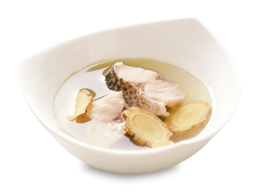清燉鱸魚湯湯品圖