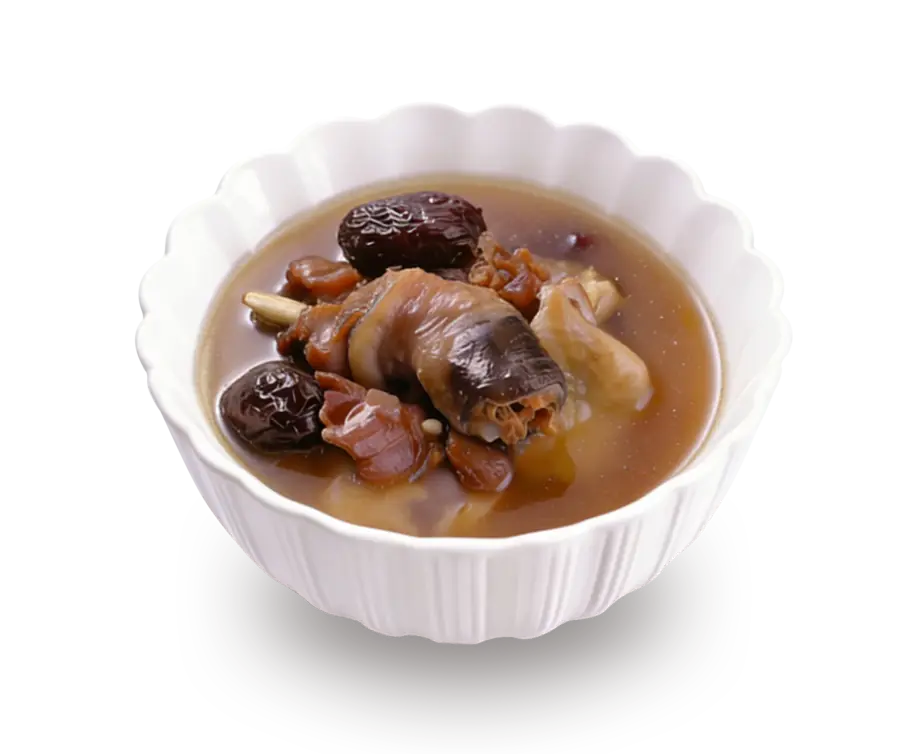 冬棗麻油雞湯品圖