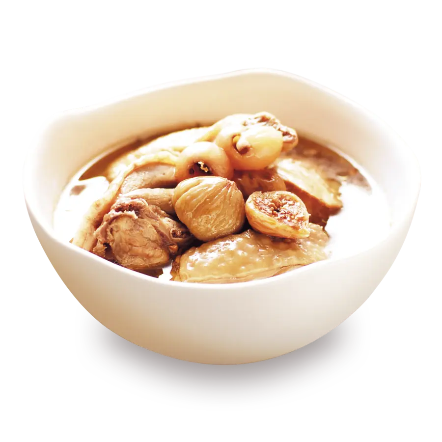 栗子福圓燉雞湯湯品圖