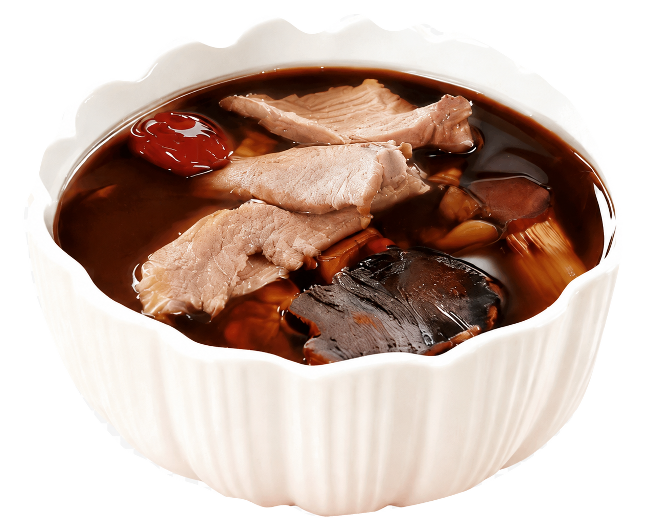 杜仲肉片湯湯品圖