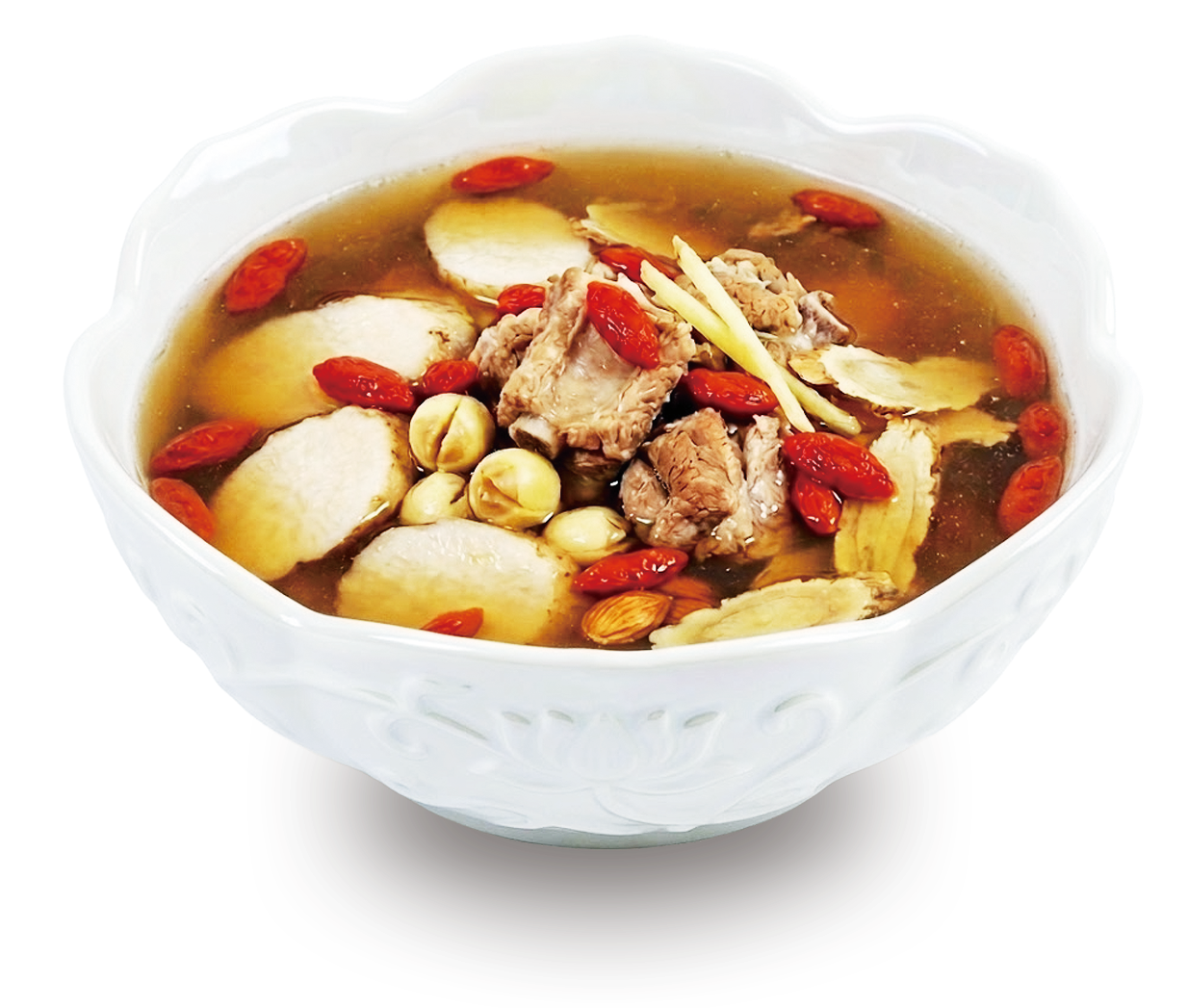 枸杞肉片湯湯品圖