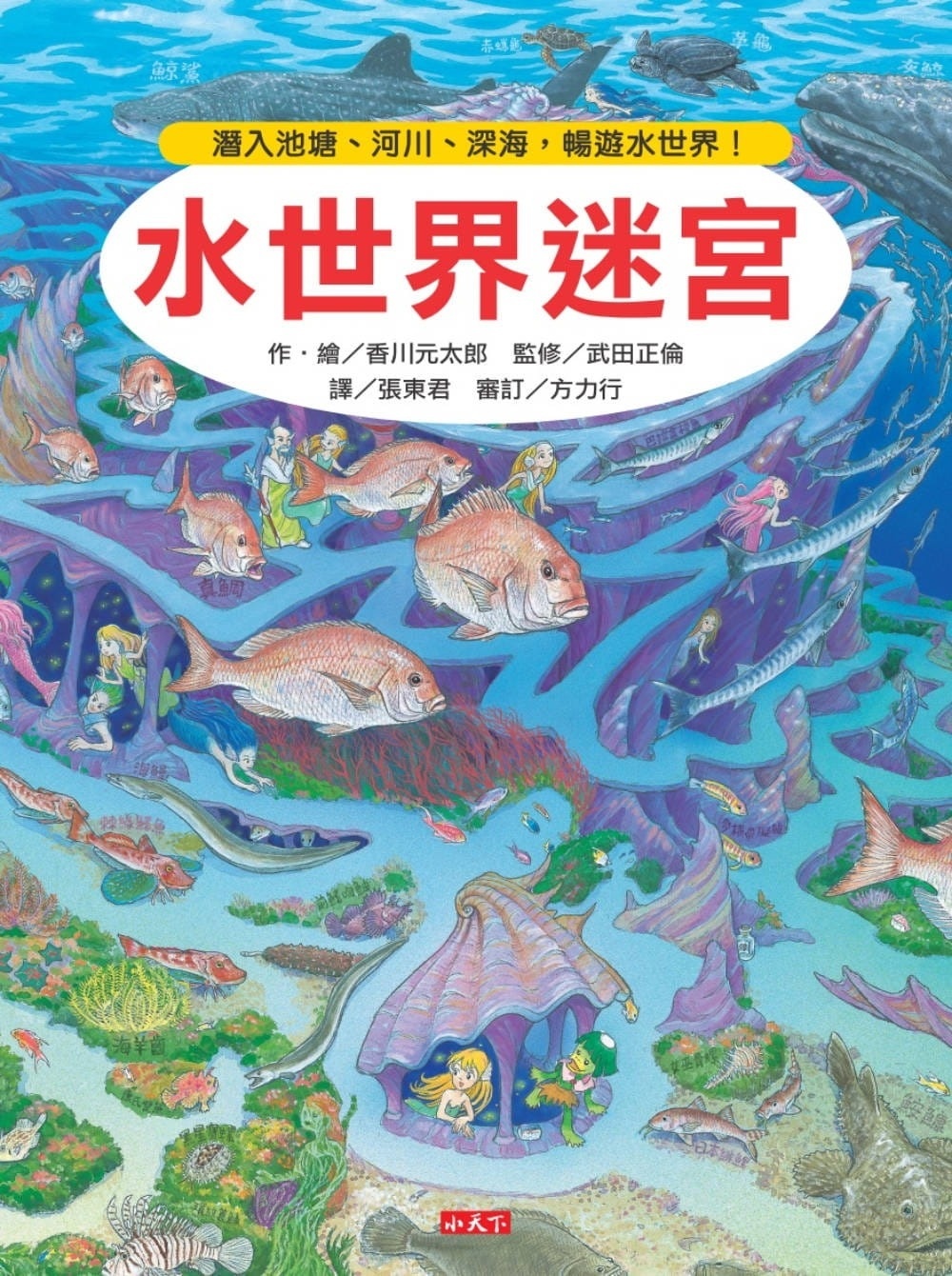 【知識大迷宮】水世界迷宮：潛入池塘、河川、深海，暢遊水世界！